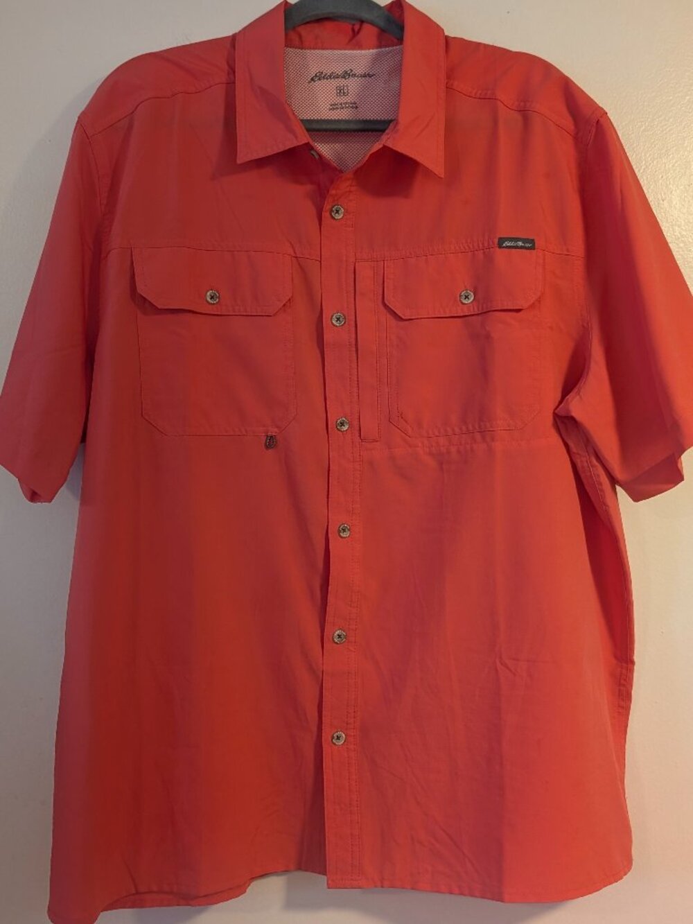 Eddie Bauer Coral Fishing shirt